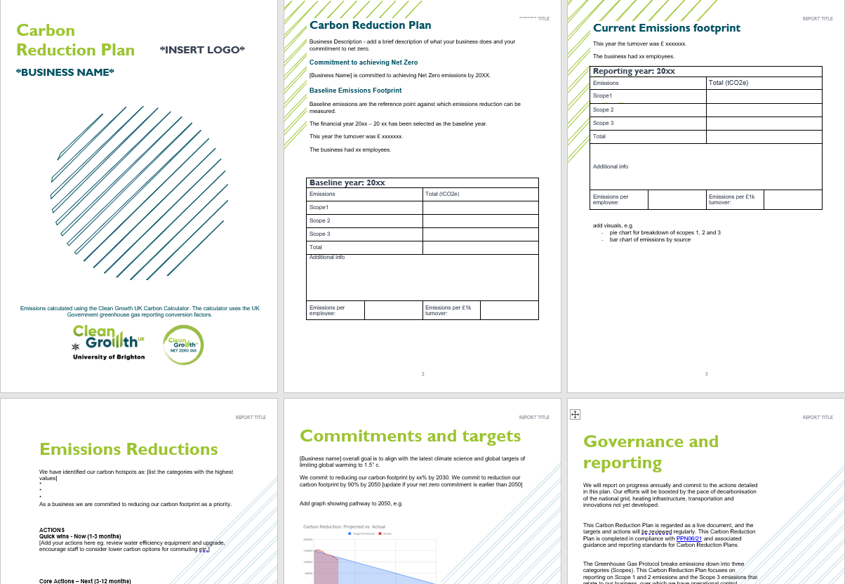 Net Zero 360 Carbon Reduction Plan - Clean Growth UK